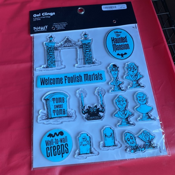 Spirit Halloween Gel Clings Disney Haunted Mansion - Picture 2 of 2
